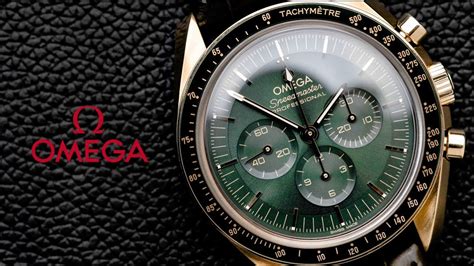 speedmaster omega green|omega speedmaster green face.